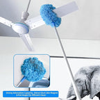 Ceiling Fan Duster Retractable Ceiling Cleaner Reusable Microfiber Ceiling Fan - Image 3
