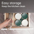 Tomorotec Foldable Stainless Steel Triangle Roll-Up Dish Drying Rack - Image 6