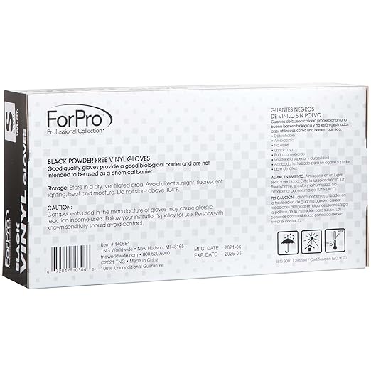 ForPro Professional Collection Disposable Vinyl Gloves, Industrial Grade - Image 5