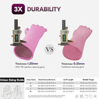 Vgo... Household Cleaning Gloves, Double-layer, Lined Dishwashing Gloves - Image 6