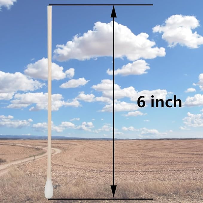 6 Inch Long Cotton Swabs, Long Cotton Swabs - Image 2