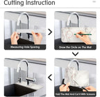 Kitchen Sink Splash Guard 2 PCS 14.7 Inch Sink Faucet Mat Splash Guard - Image 4
