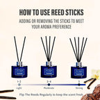 Reed Diffuser Set, 6.7Oz French Vanilla Scented Oil Diffuser - Image 3