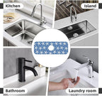 Blue Starfish Abstract Coastal Beach Nautical Ocean Kitchen Sink Splash Guard - Image 7