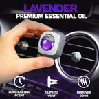 Air Jungles Lavender Scent Car Air Freshener Vent Clip, Natural Essential Oil - Image 2