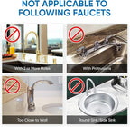 24 Inch Longer Faucet Mat for Kitchen Sink, Silicone Sink Faucet Mat Splash - Image 5
