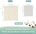 wegreeco 40 Pack Reusable Makeup Remover Pads, Washable Reusable Cotton Rounds - Image 4