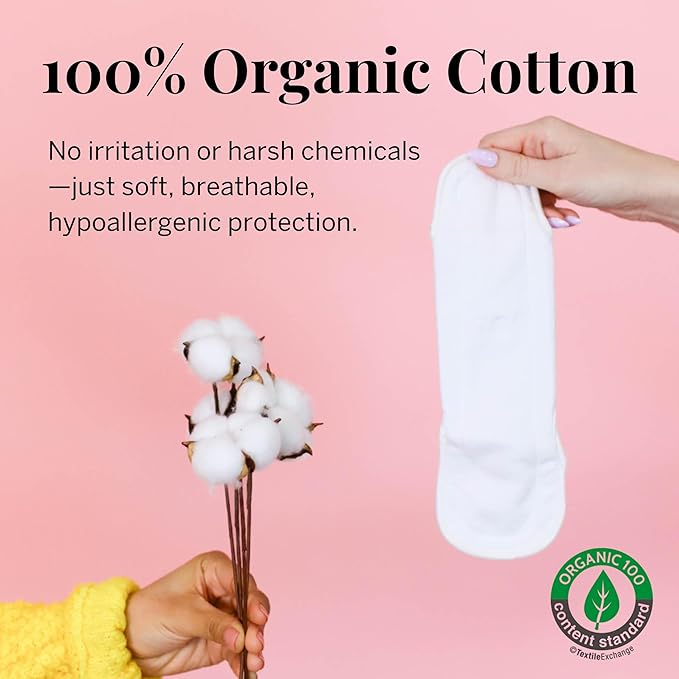 Pixie Organic Cotton Cloth Menstrual Pads - Image 2