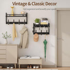 29 inch Coat Rack Wall Mount - Image 4