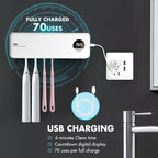 Sanitizeri Toothbrush Holder, Sanitizeri Toothbrush Cleaner, 2000mAh - Image 7