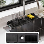 17.7 Inch Silicone Faucet Mat for Kitchen Sink Splash Guard by Doeklpo