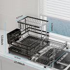 2 Tier Dish Drying Rack - Image 2