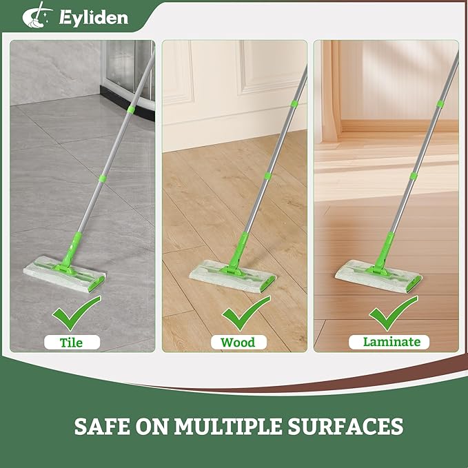 Eyliden 24-Count Disposable Wet Mop Pads Refills, Pre-Moistened - Image 6