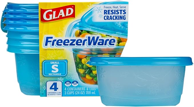 Glad GladWare Freezerware Food Storage Containers by GladTrashFoodStorage