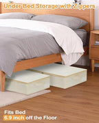 punemi Underbed Wedding Dress Storage Box, Wedding Dress Preservation Keepsake - Image 7