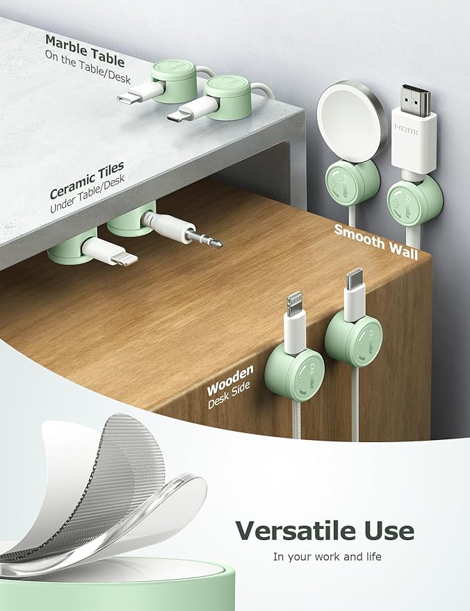 9 Pack Magnetic Cable Clips - Image 5