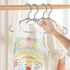 60 Pack Gray Kids Hangers 11.6 Inch - Image 7