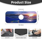 Sea turtle Kitchen sink faucet pad, strong water absorption, anti slip - Image 2