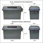 MTM AC50C Ammo Can, 50 Caliber, Field Boxes, Lockable Storage Box - Image 2