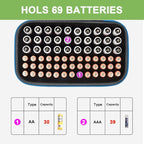 ALKOO Battery Organizer Storage Holder Case Box - Image 2