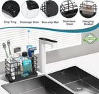Toothbrush Holders for Bathrooms, Stainless Steel Bathroom Toothbrush Holder - Image 4