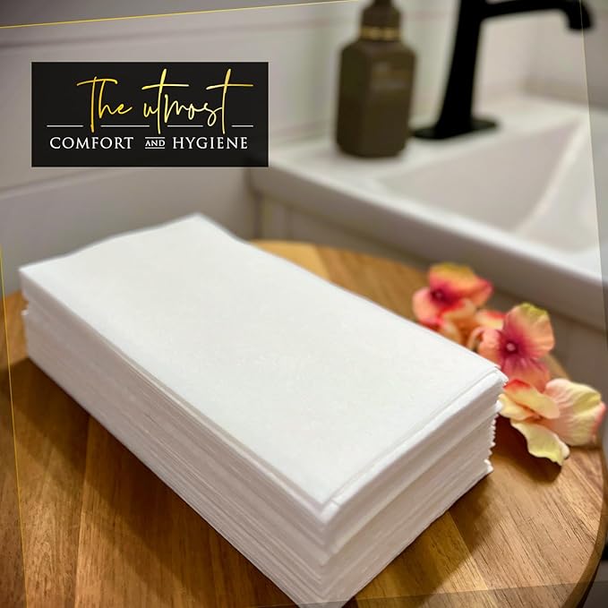Linen Feel Disposable Napkins, Hand Towels - Image 4