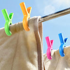 Large Beach Towel Clips for Beach Chairs, Jumbo Size Heavy Duty Clothes Pins - Image 7