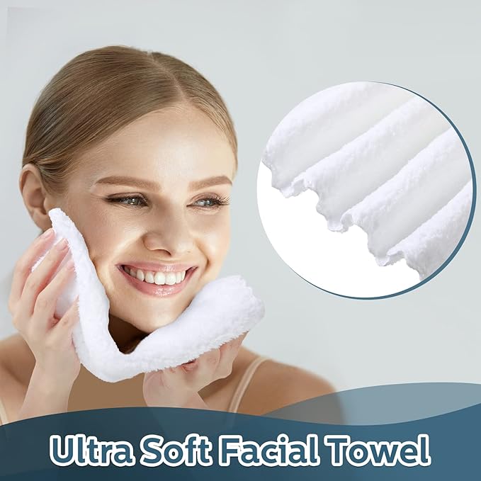 Newwiee 100 Pcs Washcloths Bulk Quick Drying Bathroom Wash Clothes 12 x 12 Inch - Image 4