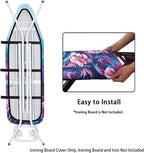 Sprowallow Turtle Flowers Ironing Board Covers Heavy-Duty Elastic Edge Iron - Image 4