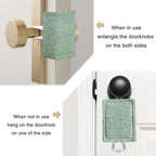 Baby Quiet Door Closer Silencer Cushion, Door Latch Cover Prevent from Locking - Image 3
