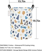 QUEENLALA Large Storage Basket, Laundry Hamper/Bathroom/Home Decor/Collapsible - Image 2