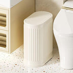 1.6 Gallon Trash Can with Lid, Small Bathroom Trash Can Wastebasket, Slim - Image 5