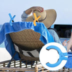 CCINEE 12 Packs Beach Towel Clips, Heavy Duty Plastic Laundry Clothespins Pool - Image 7