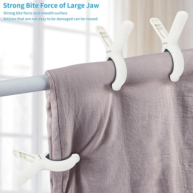 Beach Towel Clips for Beach Chairs Cruise, Strong Grip Clothes Pins Non-Slip - Image 4