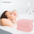 TENSTARS Silk Hemming Bath Towels - Image 5