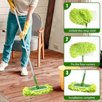 4PCS 10''~12'' Microfiber Dust Mop Pads Compatible - Image 6