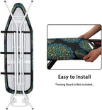 Mandala Lotus Flower Ironing Board Cover, Abstract Ethnic Floral 54x15 inches - Image 4