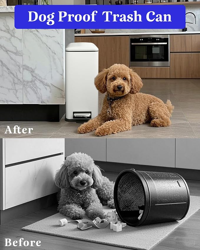 Kitchen Rubbish Bin, 30 L, Narrow Pedal Bin - Image 7