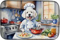 Caroline's Treasures DAC6275DDM Kuvasz The Chef Dish Drying Mat Absorbent Dish by CarolinesTreasures