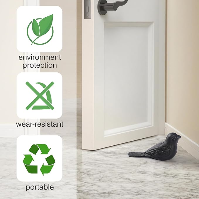 Notakia Cast Iron Heavy Duty Door Stopper - Image 8