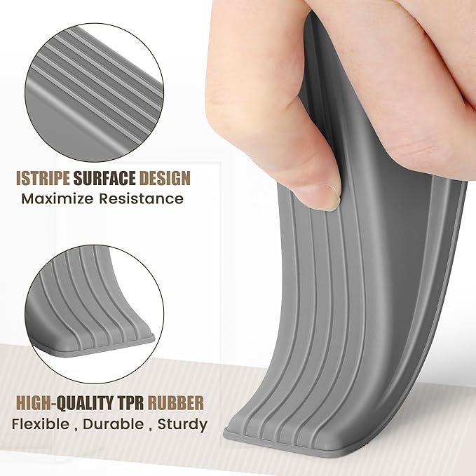 Crosize 5 Pack Door Stoppers for Bottom of Door, Premium Rubber Gate Door Stops - Image 4