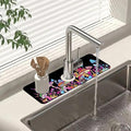 Sink Faucet Absorbing Mat Magic Mushrooms Sink Splash Guard Drying Mat by Unknown