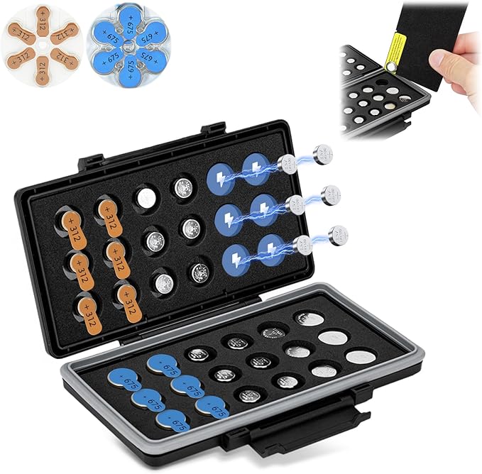 376 377 LR1130 LR41 371 364 Size 312 675 Small-Sized Battery Magnetic Case by JJC