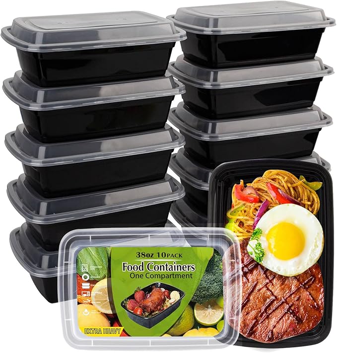 WGCC Meal Prep Containers Plastic Food Storage Containers by WGCC