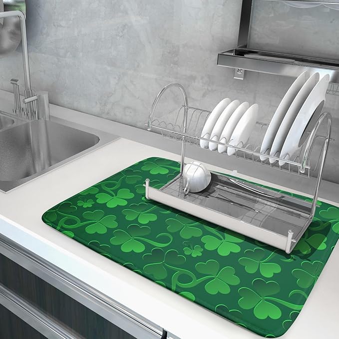 St Patricks Day Dish Drying Mat - Image 5