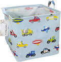 FANKANG Square Nursery Hamper Storage Bins Canvas Laundry Basket Foldable by FANKANGStorageBasket