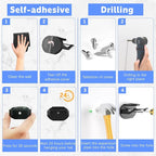 16 Pack Adhesive Hat Hooks for Wall, Strong Hat Rack for Baseball Caps - Image 6