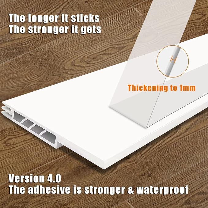 Suptikes 2 Pack Door Draft Stopper，Door Sweep - Image 2