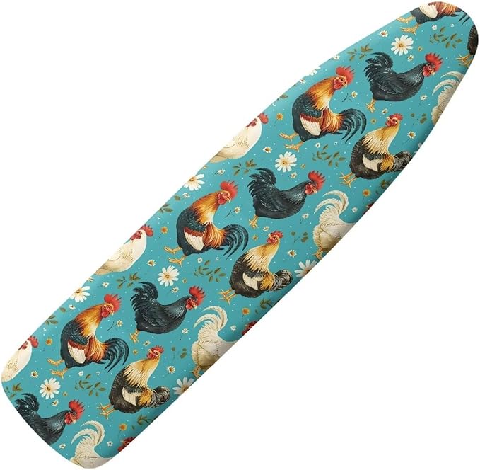 Rooster Ironing Board Covers Fits Standard Sizes Ironing Board Protector by Darisoco