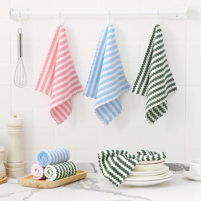 Homaxy 18 Pack Kitchen Dish Cloths, Ultra Soft and Absorbent Dish Towels - Image 8